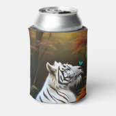 ホワイトタイガーこれらの愛する瞬間、クーラーボックス 缶クーラー (缶裏面)