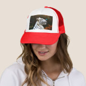 ホワイトタイガーこれらの愛する瞬間、トラック帽 キャップ (インサイチュ)