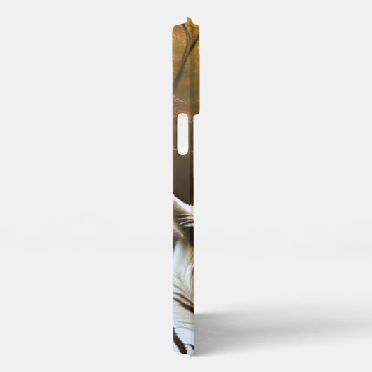 ホワイトタイガーこれらの愛する瞬間、iPhoneケース iPhoneケース (右側面)