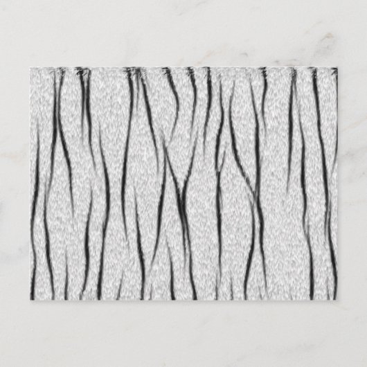 ホワイトタイガーのテクスチャ ポストカード (正面)