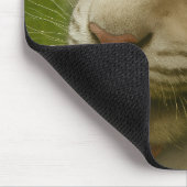 ホワイトタイガーインプライベートグルーミング儀式 マウスパッド (コーナー)