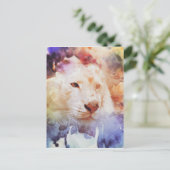 ホワイトタイガーグランジ ポストカード (スタンド正面)