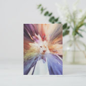 ホワイトタイガーグランジ ポストカード (スタンド正面)