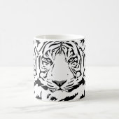 ホワイトタイガーコーヒーマグ コーヒーマグカップ (中央)