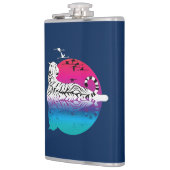 ホワイトタイガーサンセット フラスク (左)