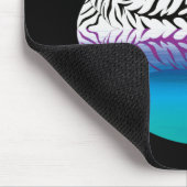 ホワイトタイガーサンセット マウスパッド (コーナー)