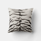 ホワイトタイガースキンプリント枕 クッション (裏面)
