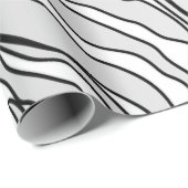 ホワイトタイガーストライプアニマルプリント ラッピングペーパー (ロールコーナー)