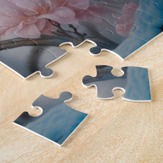 ホワイトタイガーファンタジーアート ジグソーパズル (側面)