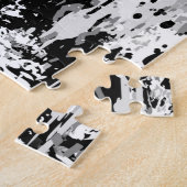 ホワイトタイガーヘッド – タイガーポートレートジグソーパズル ジグソーパズル (側面)