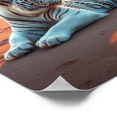 ホワイトタイガーポスター ポスター (角)