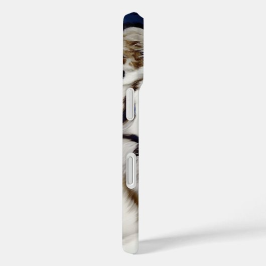 ホワイトタイガーポートレート Case-Mate iPhoneケース (裏面 / 右)