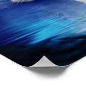 ホワイトタイガームーンアートポスター/プリント ポスター (角)