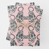 ホワイトタイガーラッピング紙 ラッピングペーパーシート (インサイチュ)