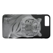 ホワイトタイガー写真iPhone 7プラスケース Case-Mate iPhoneケース (裏面(横))