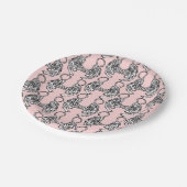 ホワイトタイガー紙プレート ペーパープレート (アングル)