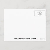 ホワイトタイガー葉書 ポストカード (裏面)