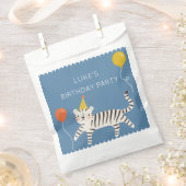 ホワイトタイガー誕生日パーティー フェイバーバッグ (クリップ留めされた状態)