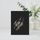 ホワイトタイガー顔引き裂かれたクローワイルドサファリアニマルキャット ポストカード (スタンド正面)