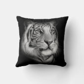 ホワイトタイガー顔 クッション (裏面)