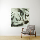 ホワイトタイガー顔 タペストリー (インサイチュ(横))