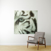 ホワイトタイガー顔 タペストリー (インサイチュ)