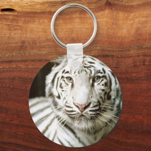 ホワイトタイガー キーホルダー (正面)
