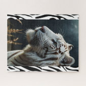 ホワイトタイガー ジグソーパズル (横)