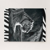 ホワイトタイガー ジグソーパズル (横)