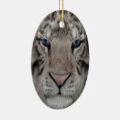 ホワイトタイガー セラミックオーナメント (右)