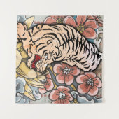 ホワイトタイガー タペストリー (正面(横))