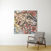 ホワイトタイガー タペストリー (インサイチュ(横))