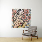 ホワイトタイガー タペストリー (インサイチュ)