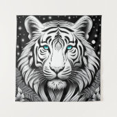 ホワイトタイガー タペストリー (正面)