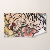 ホワイトタイガー ハンドタオル (ハンドタオル)