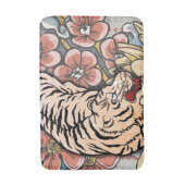 ホワイトタイガー バスマット (正面縦)