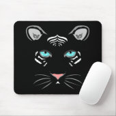 ホワイトタイガー マウスパッド (マウス)