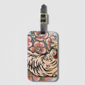 ホワイトタイガー ラゲッジタグ (正面縦)