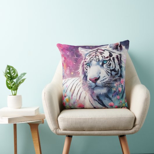 ホワイトタイガー – 枕 (椅子)