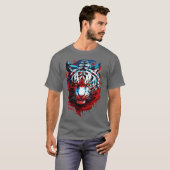 ホワイトタイガー Tシャツ (正面フル)