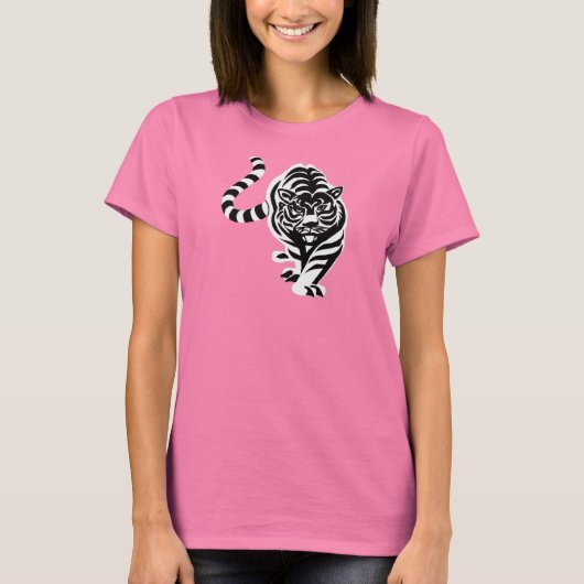 ホワイトタイガーTシャツ Tシャツ (正面)