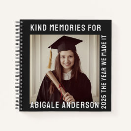 ホワイトタイポグラフィと写真無料 ノートブック