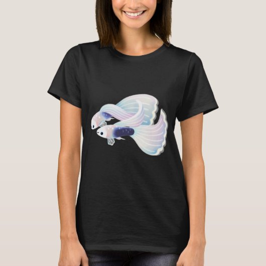 ホワイトタキシードグッピー Tシャツ (正面)