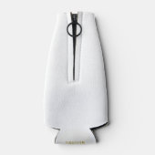 ホワイトタキシード結婚ギャツビー1920年代のテーマ ボトルクーラー (裏面)