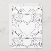 ホワイトタトオアートスタイル 招待状 (裏面)