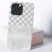 ホワイトタフエレガントトダイヤモンドとパールiPhoneケース Case-Mate iPhoneケース