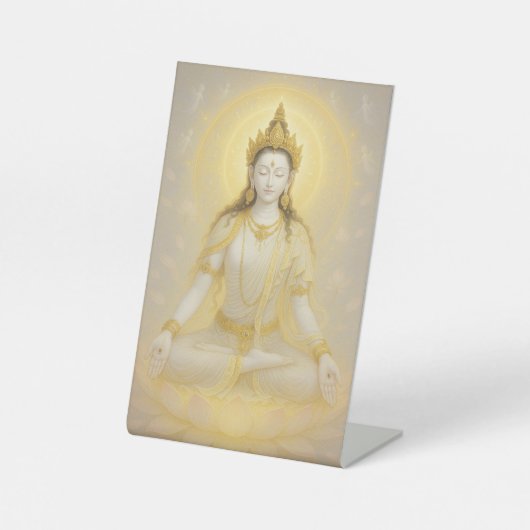 ホワイトタラ 台座サイン (正面)