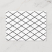 ホワイトダイアモンズテンプルシーリング招待状 エンクロージャーカード (裏面)