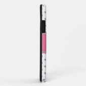 ホワイトダイヤパーソナライズされたンの名前 Case-Mate iPhoneケース (裏面/右)