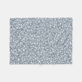 ホワイトダイヤモンドグリッター フリースブランケット (正面(横))